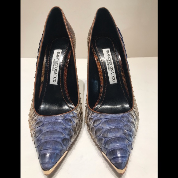 Francesco Sacco Shoes Francesco Sacco Python Pump Made In Italy Poshmark